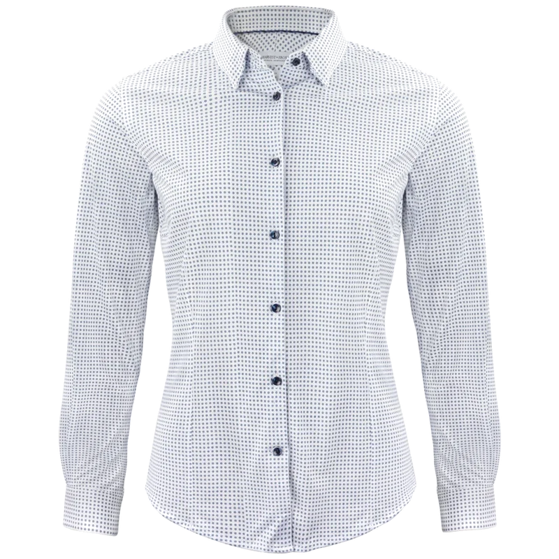 James Harvest & Frost Indigo Bow 131 Dames Blouse 2913103