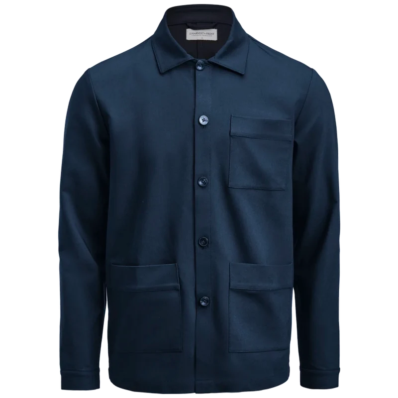 James Harvest & Frost Patch Pocket Overshirt Unisex 2962101