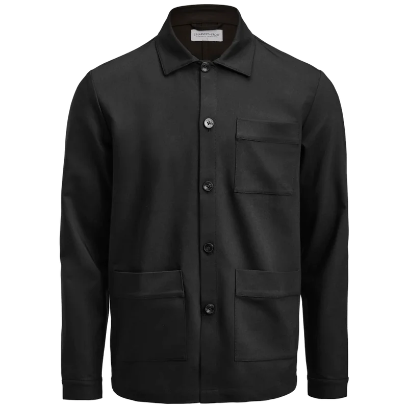 James Harvest & Frost Patch Pocket Overshirt Unisex 2962101