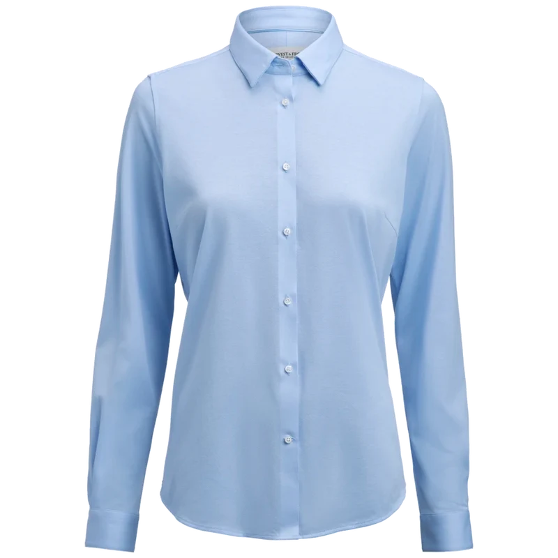 James Harvest & Frost Indigo Bow 135 Blouse Contemporary Fit Dames 2913505