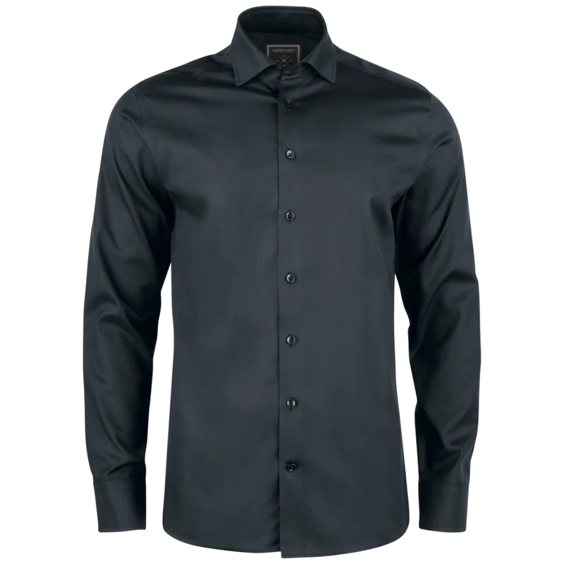 James Harvest & Frost Black Bow 60 Overhemd Regular Fit Heren 2906001