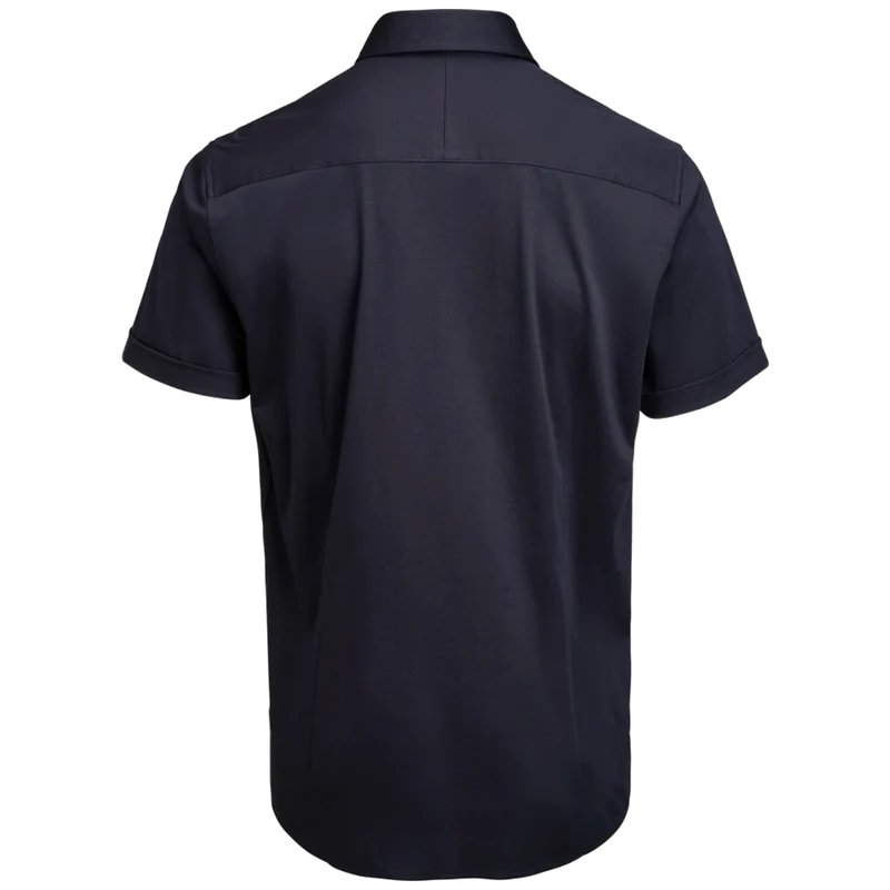 James Harvest & Frost Indigo Bow 132 S/S Overhemd Slim Fit Heren 2913222