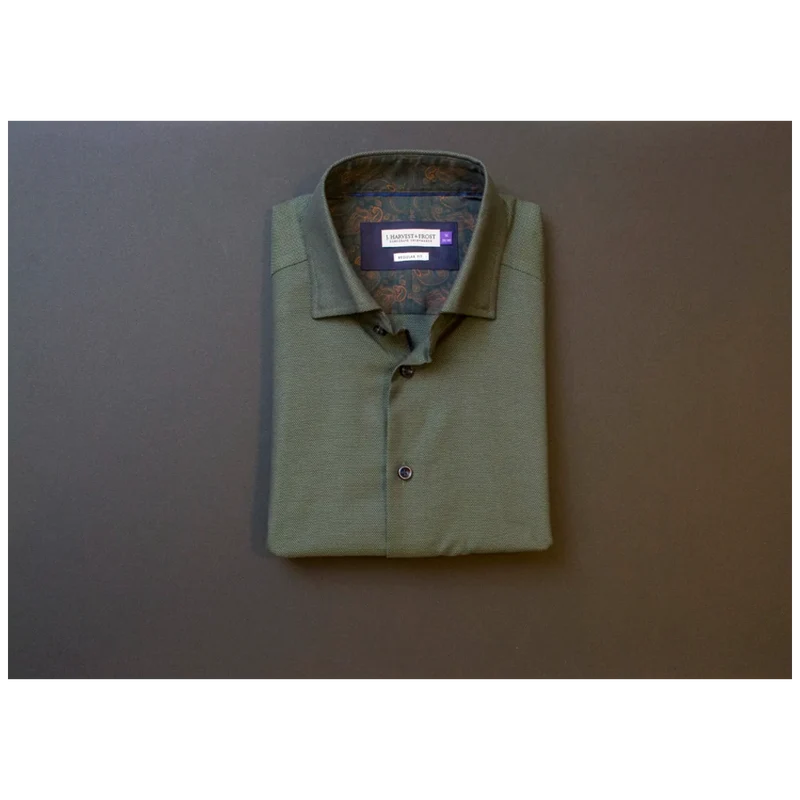 James Harvest & Frost Purple Bow 142 Overhemd Regular Fit Heren 2914201