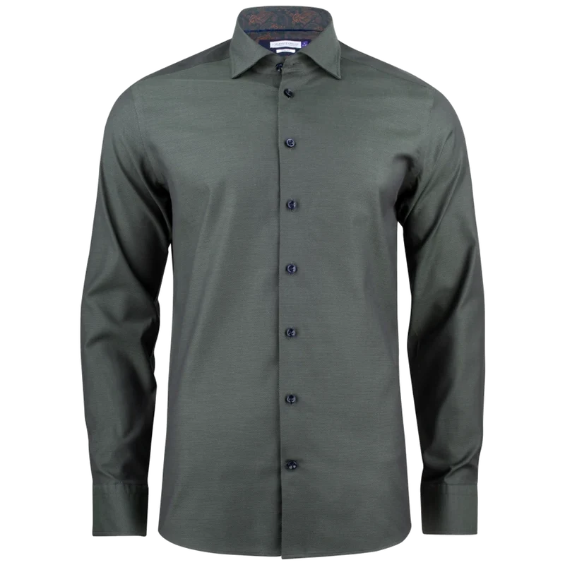 James Harvest & Frost Purple Bow 142 Overhemd Regular Fit Heren 2914201
