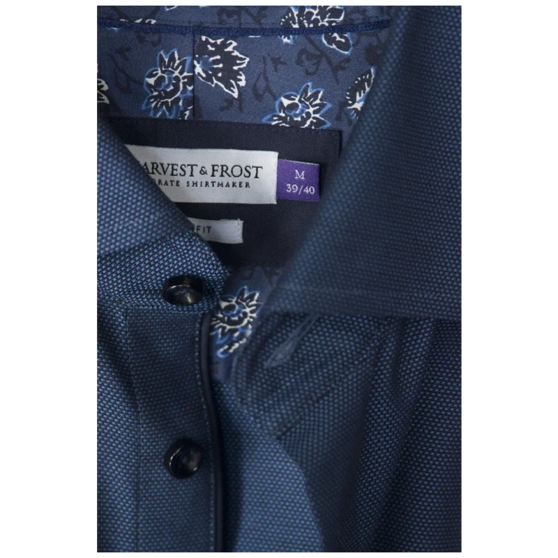 James Harvest & Frost Purple Bow 142 Overhemd Regular Fit Heren 2914201