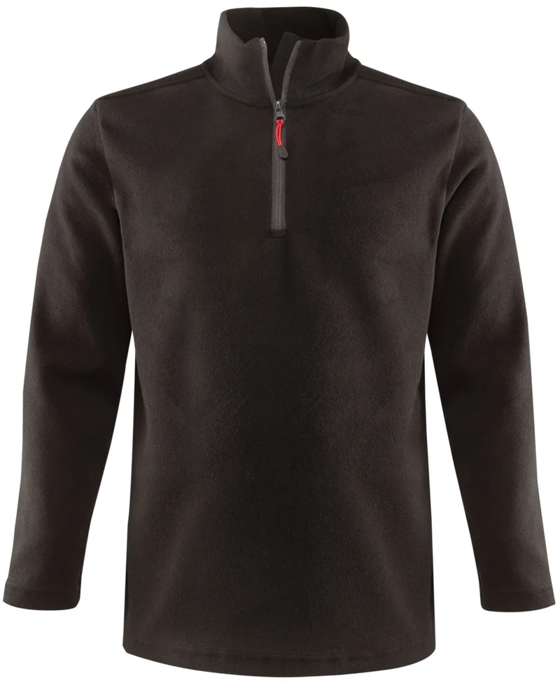Trend - Fleece - Reissverschlusskragen / ISM 6810 Schwarz