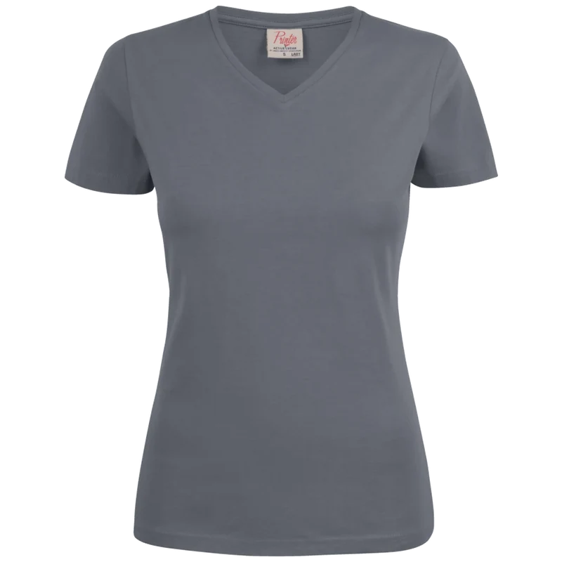 Printer Essentials Heavy V-neck T-Shirt Dames 2264025