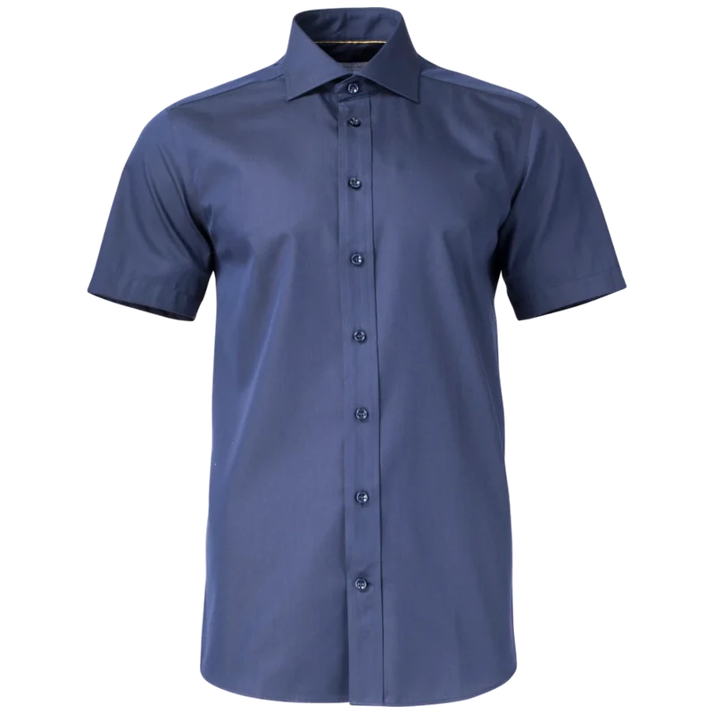 James Harvest & Frost Yellow Bow 50 S/S Overhemd Slim Fit Heren 2905022