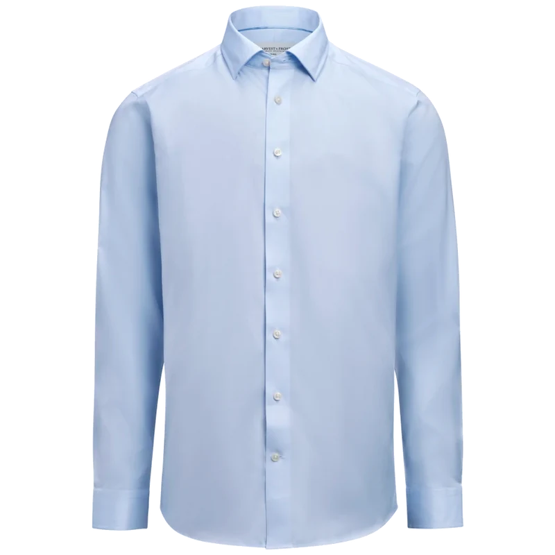 James Harvest & Frost Green Bow 02 Twill Stretch Overhemd Regular Fit 2900201