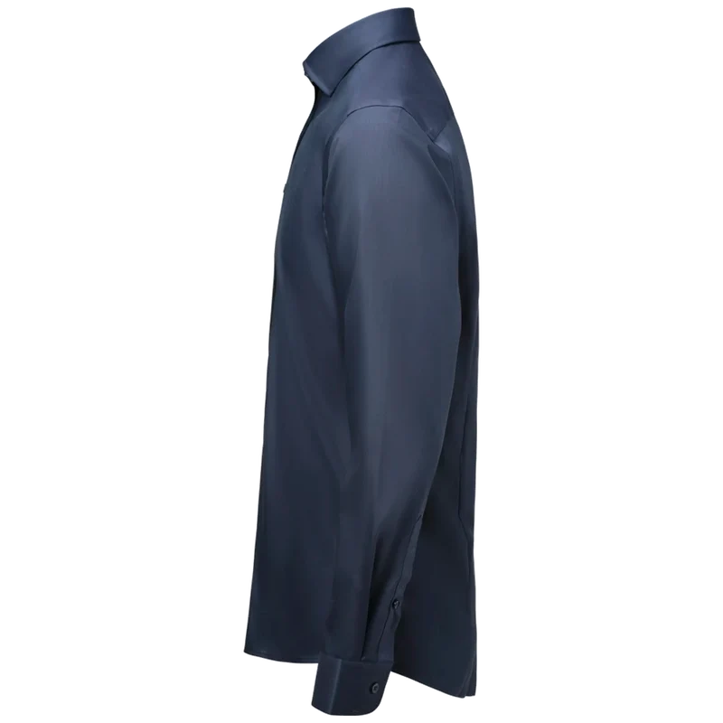 James Harvest & Frost Green Bow 02 Twill Stretch Overhemd Regular Fit 2900201