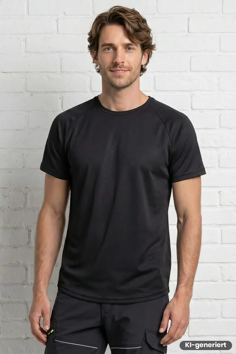 Dry Touch T - Shirt / ISM 6600 Schwarz
