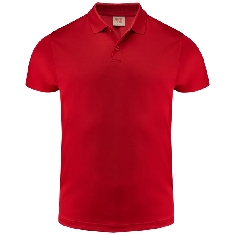 Printer Red Smash Polo Heren 2265028