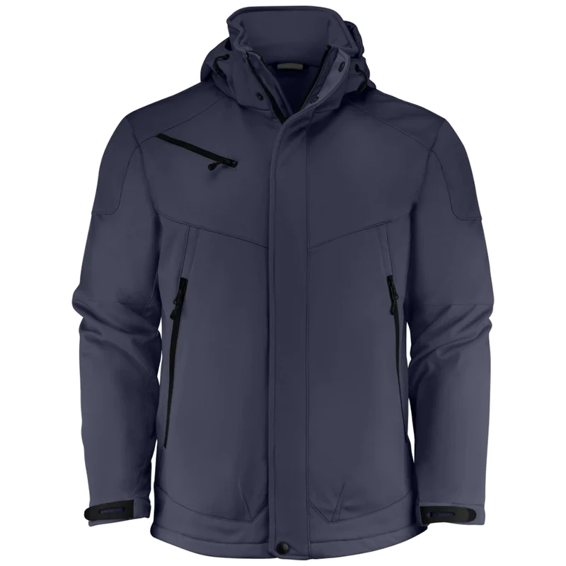 Printer Essentials Skeleton Gevoerde Softshell Jas Heren 2261035