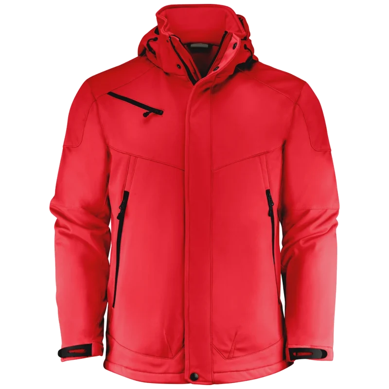 Printer Essentials Skeleton Gevoerde Softshell Jas Heren 2261035