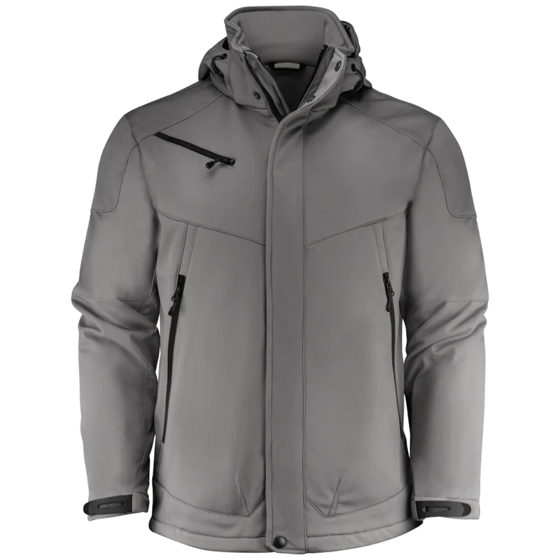 Printer Essentials Skeleton Gevoerde Softshell Jas Heren 2261035