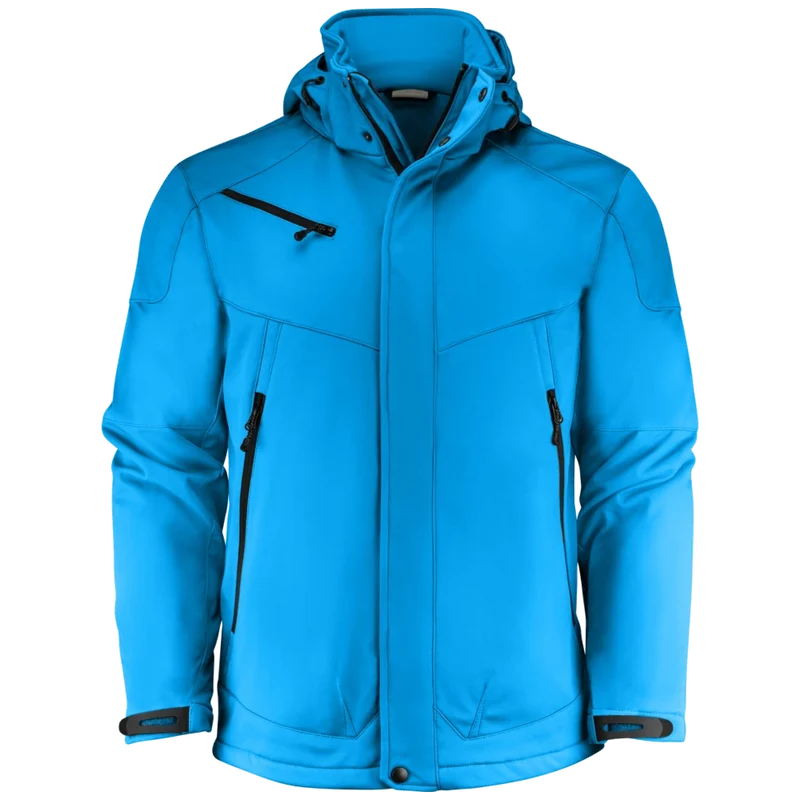 Printer Essentials Skeleton Gevoerde Softshell Jas Heren 2261035