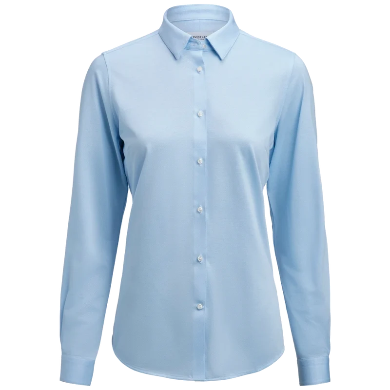 James Harvest & Frost Yellow Bow 57 Blouse Contemporary Fit Dames 2905705