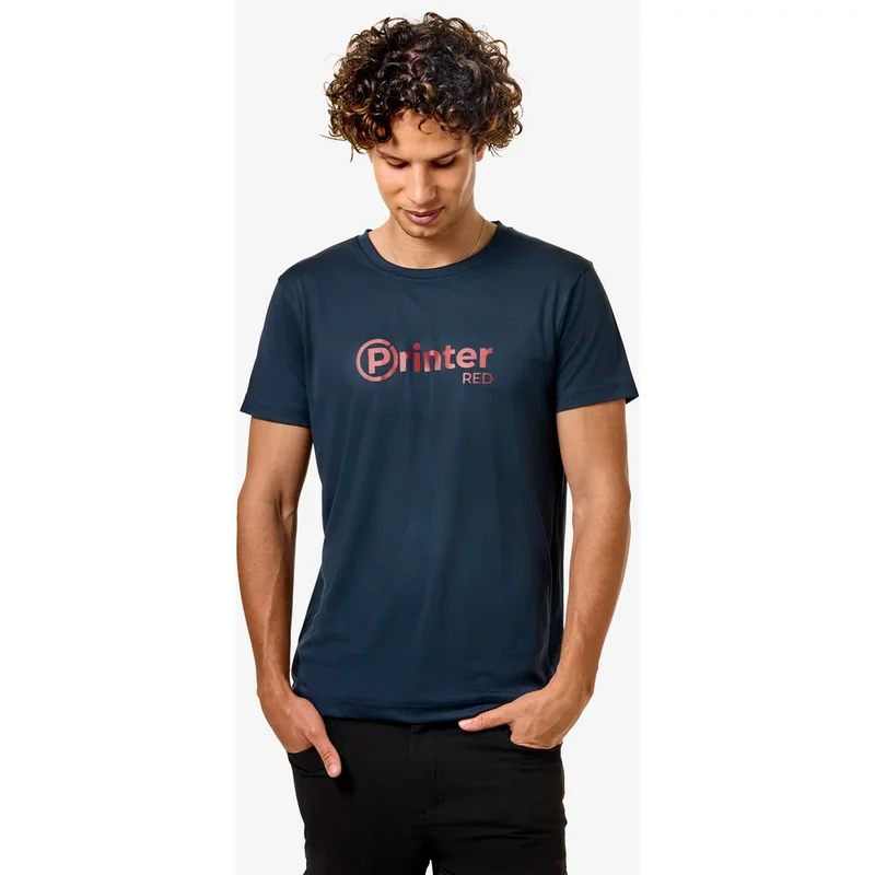 Printer Red Run T-Shirt Heren 2264023