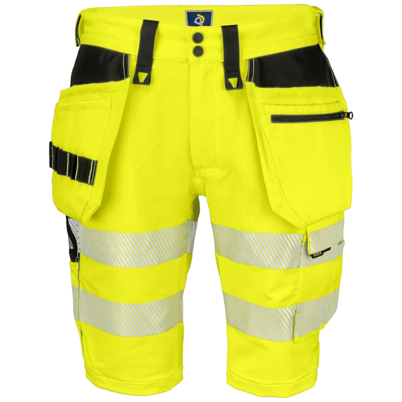 Projob Workwear 6575 Signalisatie Stretchshort Met Spijkerzakken EN ISO 20471 Klasse 2 646575