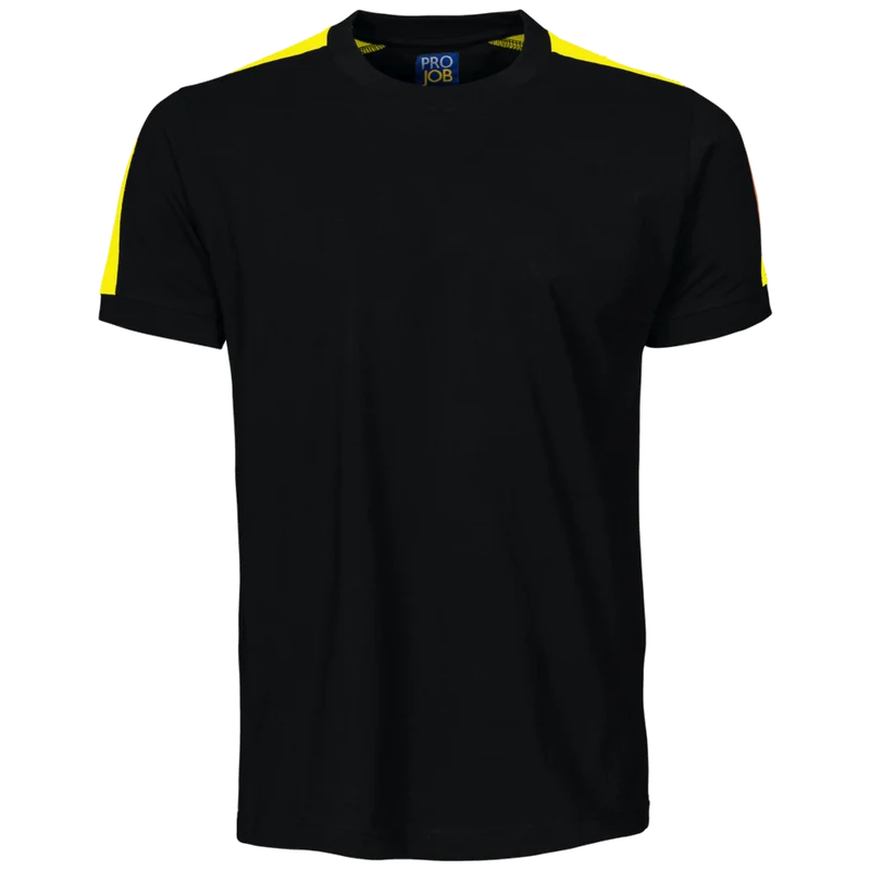 Projob Workwear 2019 T-Shirt Met Fluo Inzetstukken 642019