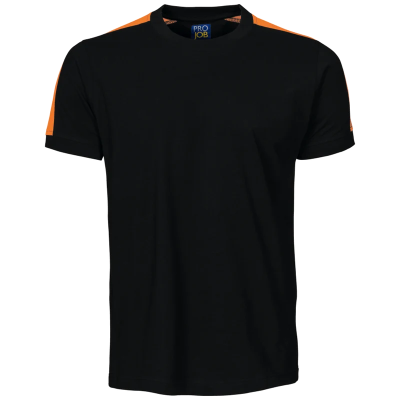 Projob Workwear 2019 T-Shirt Met Fluo Inzetstukken 642019