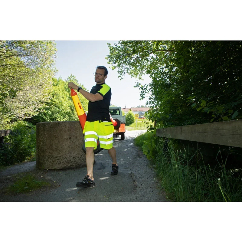 Projob Workwear 2019 T-Shirt Met Fluo Inzetstukken 642019