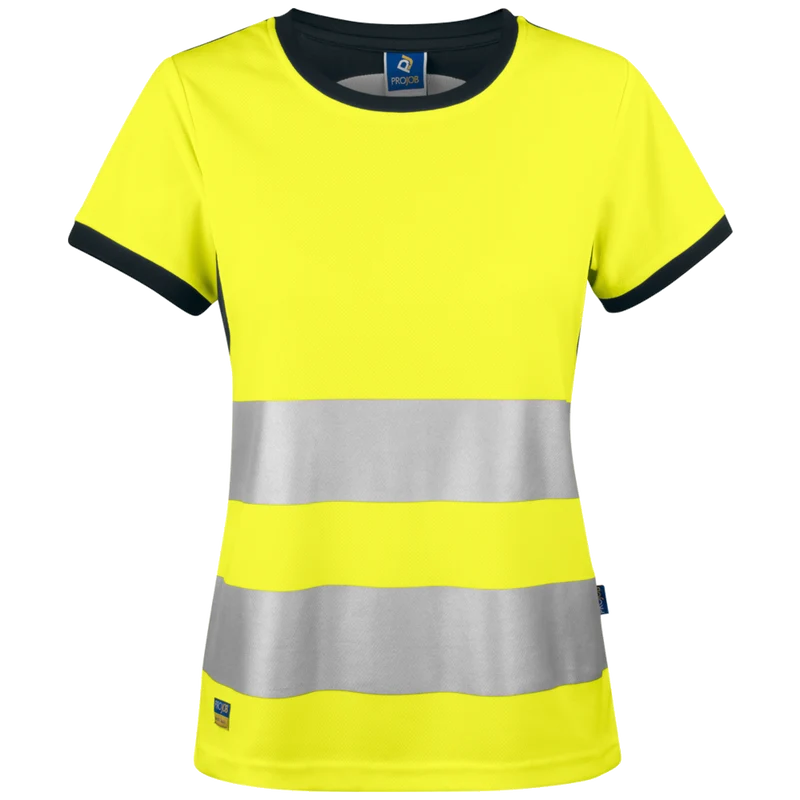Projob Workwear 6012 Signalisatiet-Shirt EN ISO 20471 Klasse 2 Dames 646012