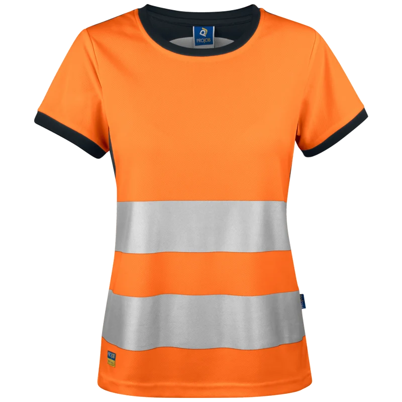 Projob Workwear 6012 Signalisatiet-Shirt EN ISO 20471 Klasse 2 Dames 646012