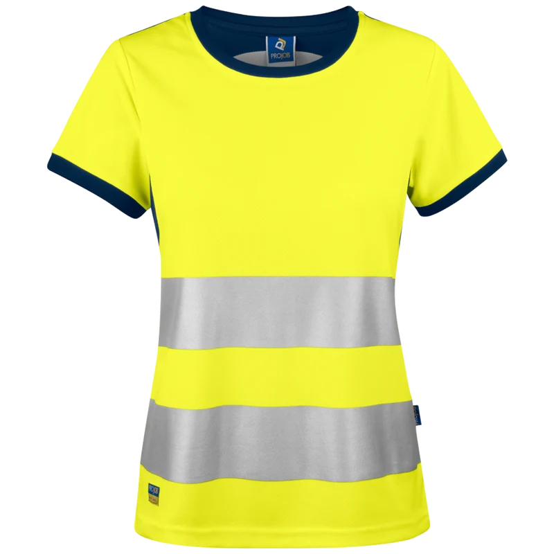 Projob Workwear 6012 Signalisatiet-Shirt EN ISO 20471 Klasse 2 Dames 646012