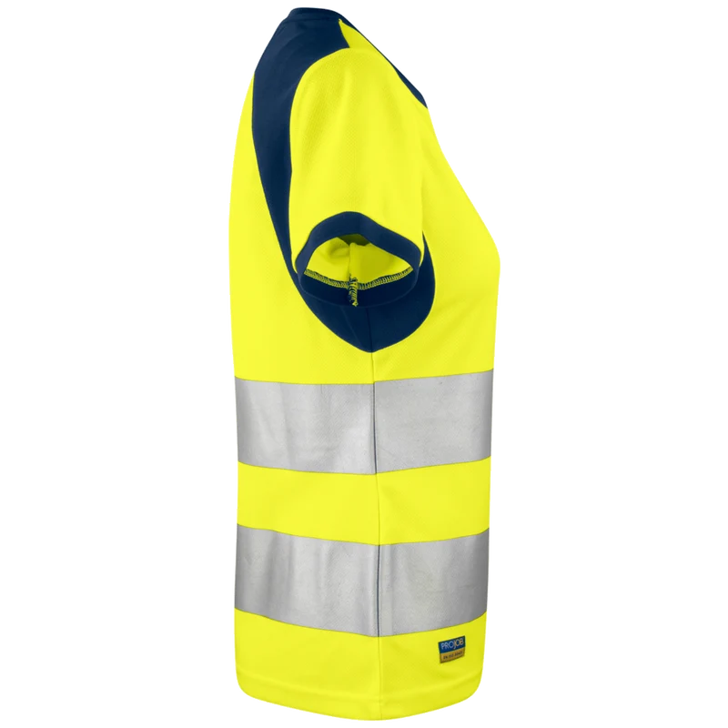 Projob Workwear 6012 Signalisatiet-Shirt EN ISO 20471 Klasse 2 Dames 646012