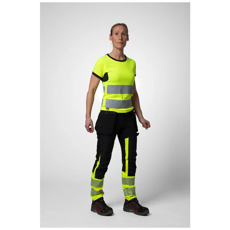 Projob Workwear 6012 Signalisatiet-Shirt EN ISO 20471 Klasse 2 Dames 646012