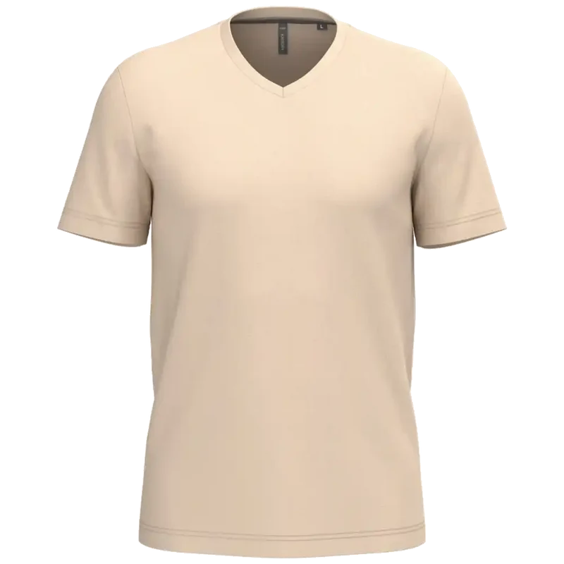 Kariban T-shirt V-hals korte mouwen K357