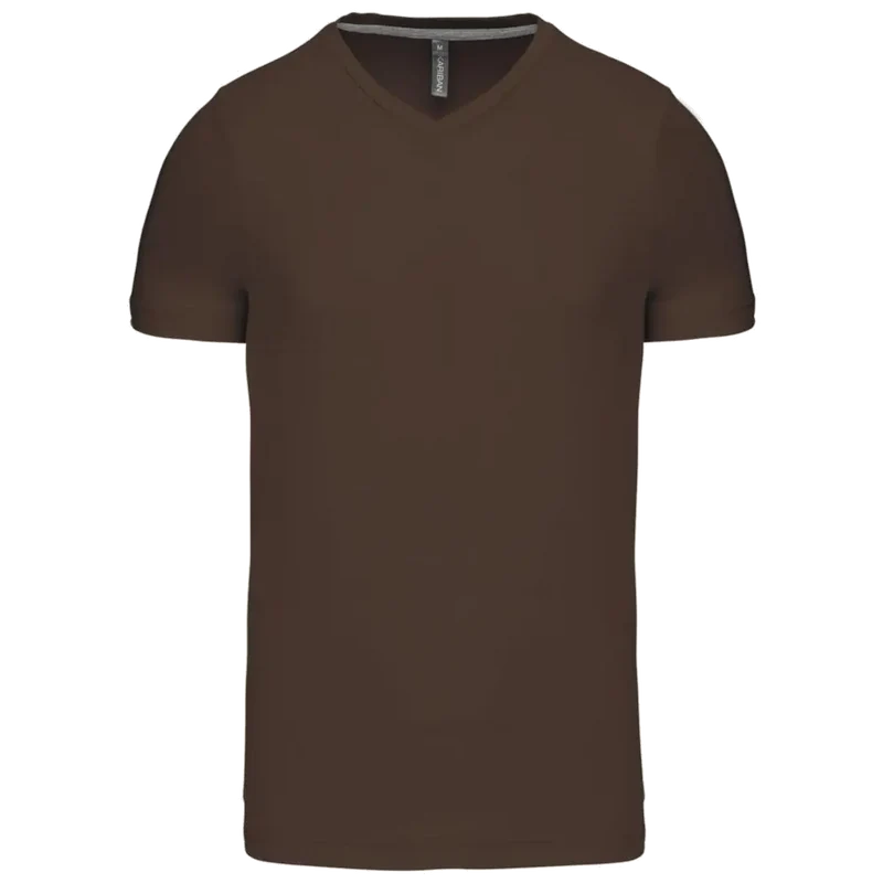 Kariban T-shirt V-hals korte mouwen K357