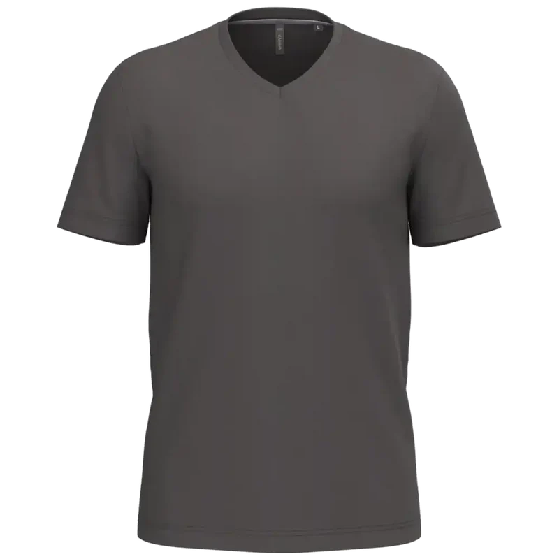 Kariban T-shirt V-hals korte mouwen K357
