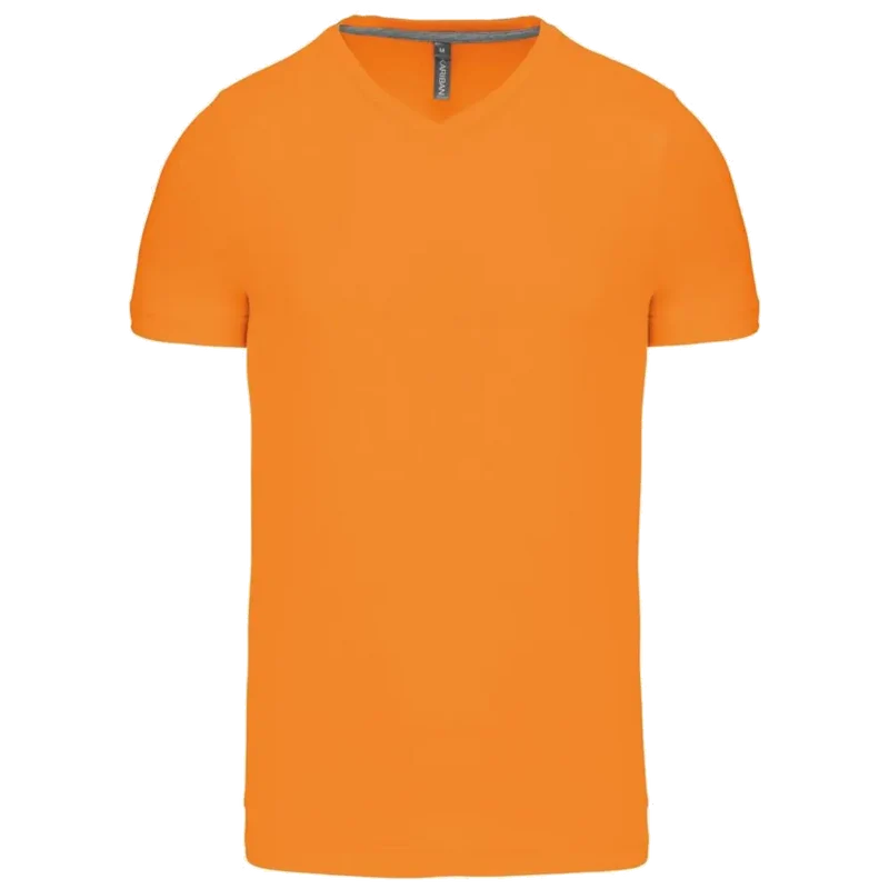 Kariban T-shirt V-hals korte mouwen K357