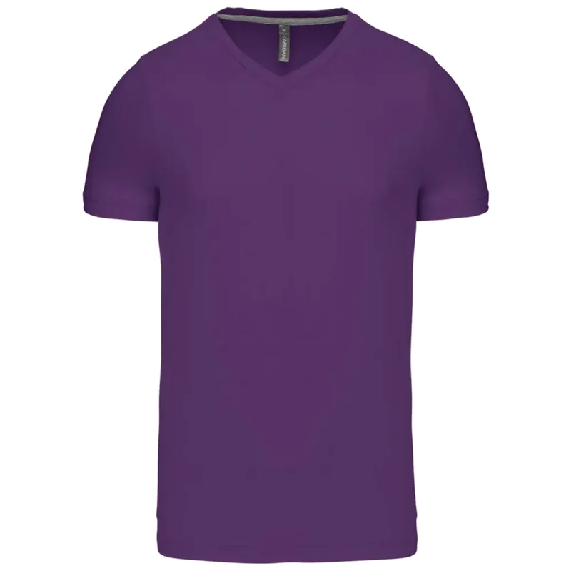 Kariban T-shirt V-hals korte mouwen K357