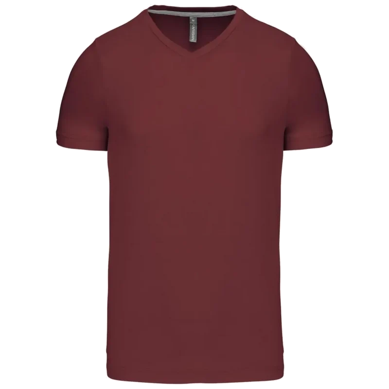 Kariban T-shirt V-hals korte mouwen K357