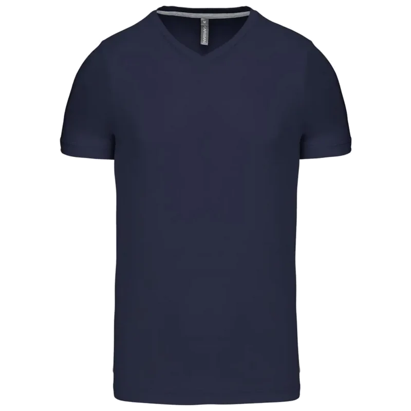 Kariban T-shirt V-hals korte mouwen K357