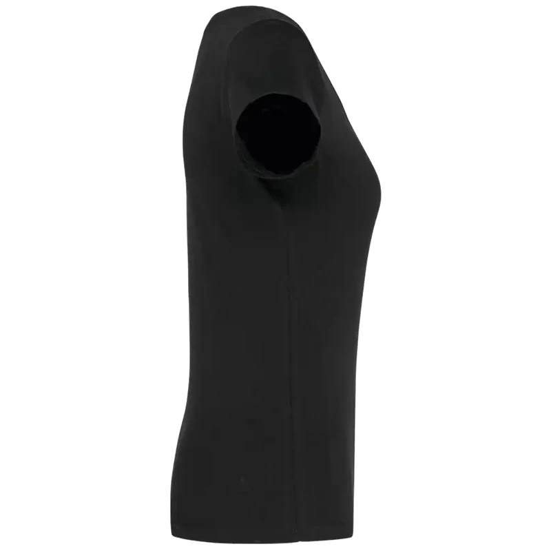 Kariban Dames-t-shirt korte mouwen met boothals K384