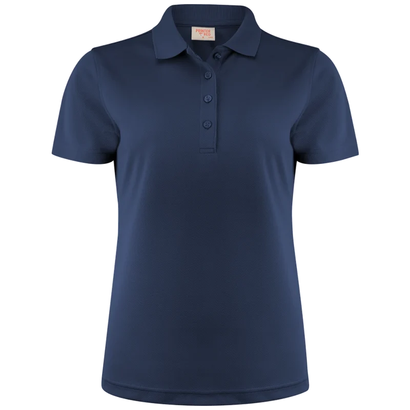 Printer Red Smash Polo Dames 2265029