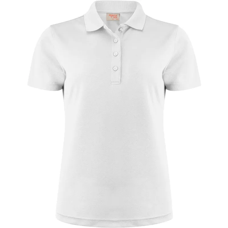 Printer Red Smash Polo Dames 2265029