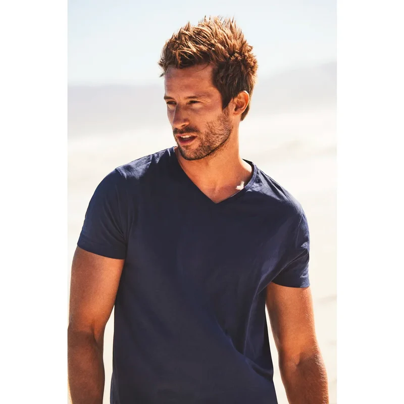 Printer Essentials Heavy V-neck T-Shirt Heren 2264024