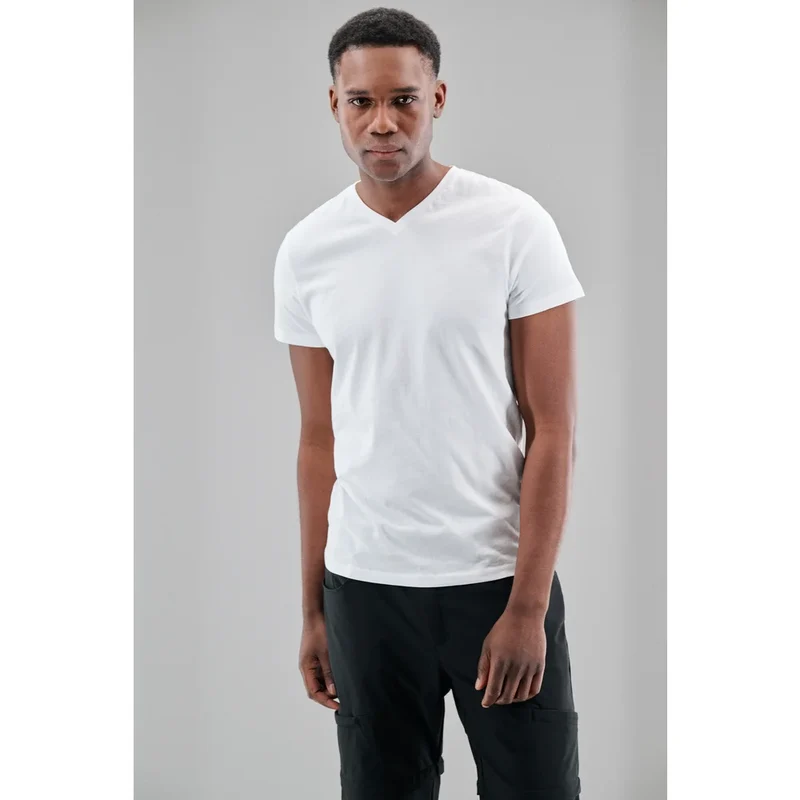 Printer Essentials Heavy V-neck T-Shirt Heren 2264024