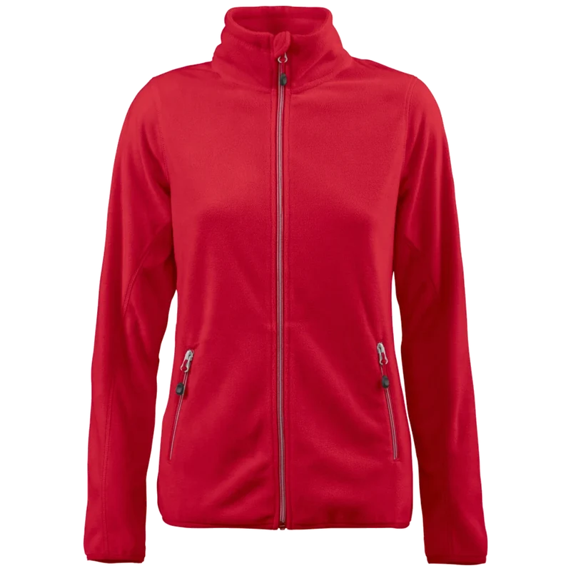 Printer Red Twohand Fleece Jas Dames 2261509