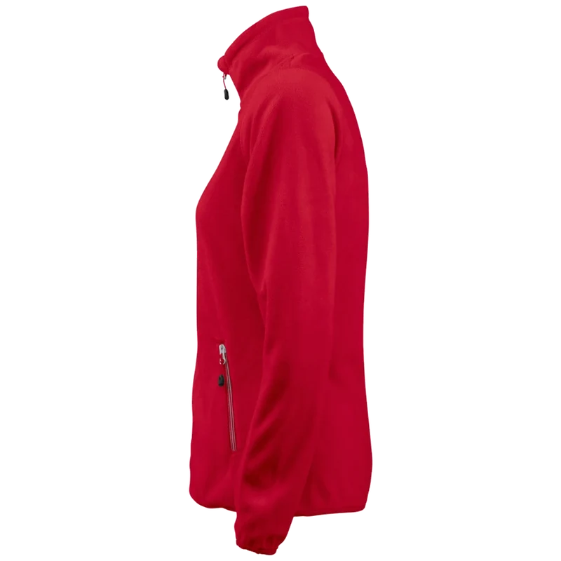 Printer Red Twohand Fleece Jas Dames 2261509