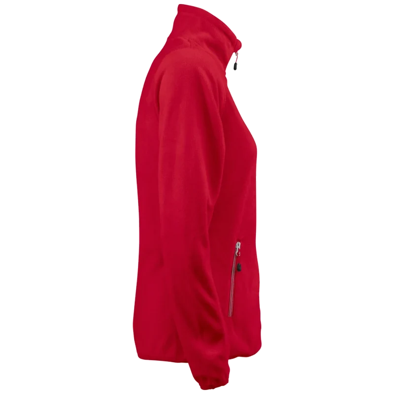 Printer Red Twohand Fleece Jas Dames 2261509
