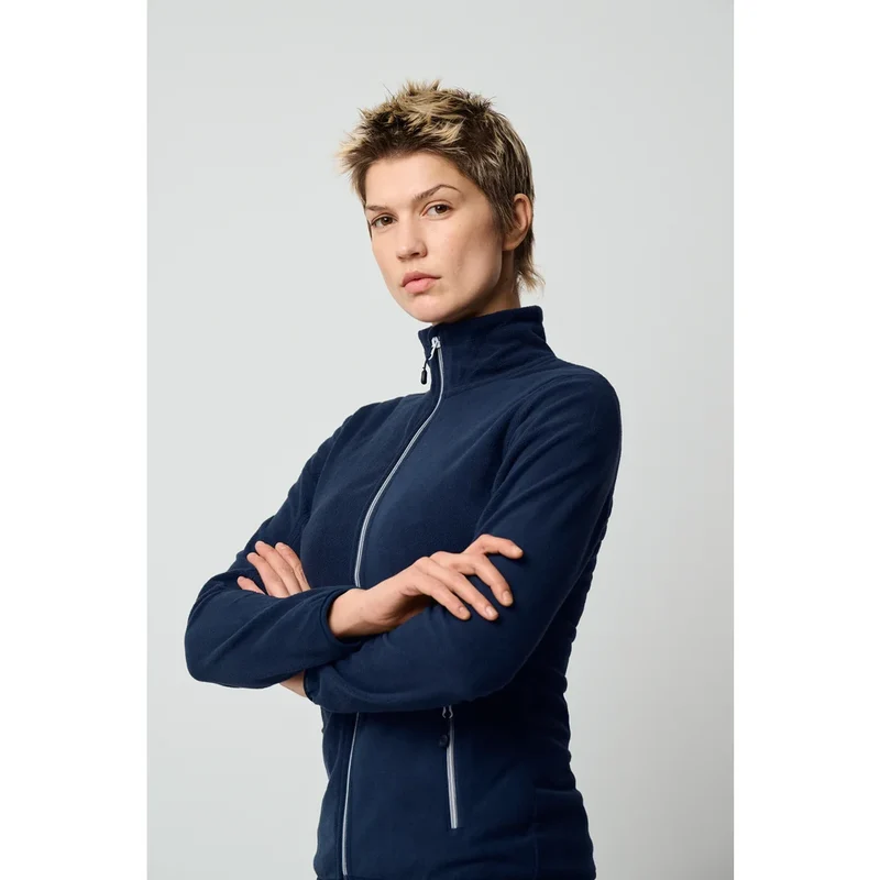 Printer Red Twohand Fleece Jas Dames 2261509