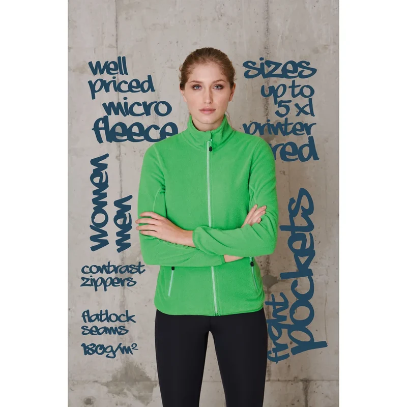 Printer Red Twohand Fleece Jas Dames 2261509