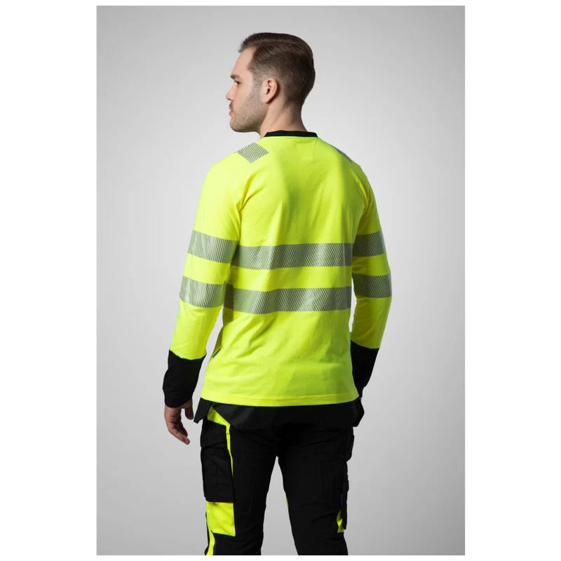 Projob Workwear 6014 Signalisatiet-Shirt Lange Mouwen EN ISO 20471 Klasse 3 646014