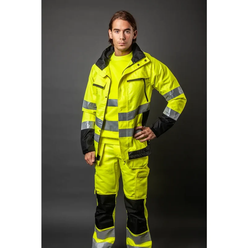 Projob Prio 6440 Signalisatieregenjas EN ISO 20471 Klasse 3 646440